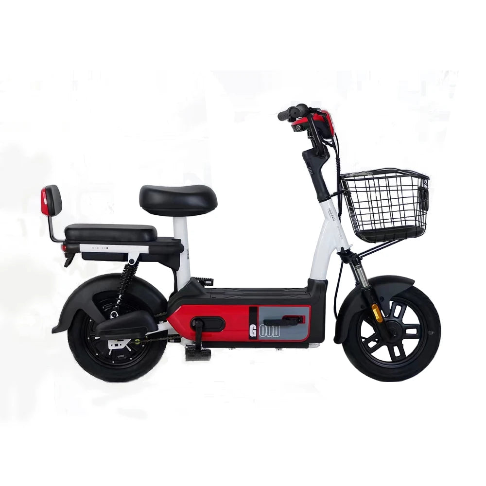 New Arrival 350W 48V City E Bike Scooter 14 Inch Two Seat Long Range Electric Scooter for Adults