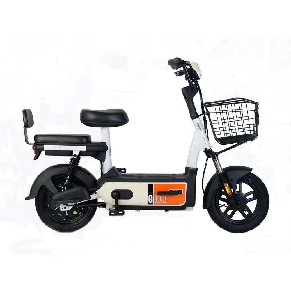 New Arrival 350W 48V City E Bike Scooter 14 Inch Two Seat Long Range Electric Scooter for Adults