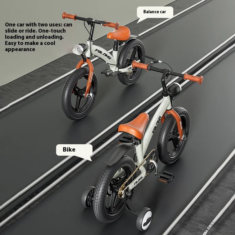 Children's Bicycle Balance Car Two-in-One2-8Baby Boys and Girls Scooter